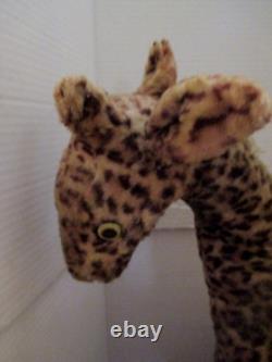 24 Antique Gund Swedlin Giraffe Plush Mohair Early Vintage Stuffed Animal