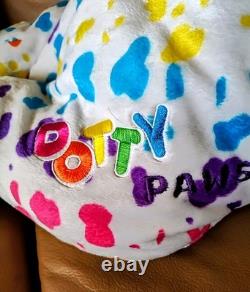 25 Lisa Frank Spotty Paws Puppy Dog Plush Rainbow Stuffed Animal Pillow Buddy
