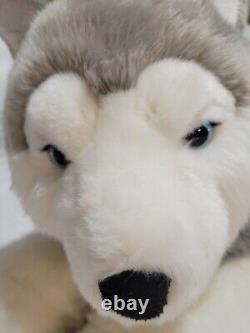 27in Aurora World Husky Wolf Plush Dog Stuffed Animal Pillow Plush