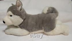 27in Aurora World Husky Wolf Plush Dog Stuffed Animal Pillow Plush