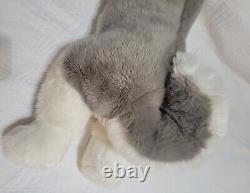 27in Aurora World Husky Wolf Plush Dog Stuffed Animal Pillow Plush