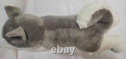 27in Aurora World Husky Wolf Plush Dog Stuffed Animal Pillow Plush