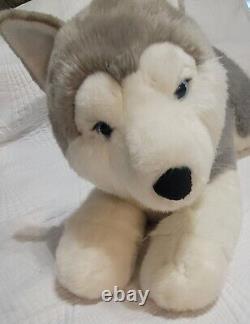 27in Aurora World Husky Wolf Plush Dog Stuffed Animal Pillow Plush