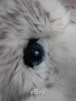 28 Aurora Super Mush Husky Wolf Stuffed Animal Dog Plush Super Soft Blue Eyes