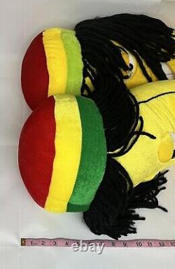 2x Jamaican Reggae Banana Plush Large 32-34Rasta Stuffed Animal Dreads Carnival
