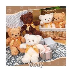 30 Pieces Plush Bears Bulk 12 Inch Stuffed Bears Stuffed Animals with Bow Tie