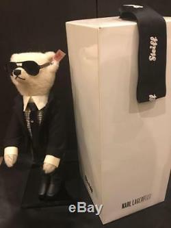 40cm Collectors Karl Lagerfeld Teddy Bear World Only 2500 PLUSH DOLL VERY RARE