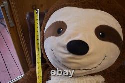 5 Foot Tall Huge Giant Jumbo Sloth Plush Stuffed Animal Awesome