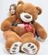 5 Foot Very Big Brown Teddy Bear Soft, 5 Feet Tall Giant Stuffed Animal Bear New