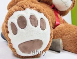 5 Foot Very Big Brown Teddy Bear Soft, 5 Feet Tall Giant Stuffed Animal Bear New