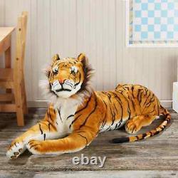5 Long Gentle Giant Siberian Tiger Toy Body Pillow Soft Stuffed Animal Plush