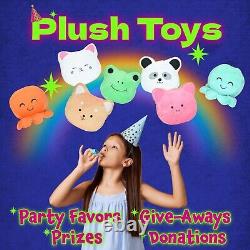 50 Piece Stuffed Animal Bulk 8 to 9 inch Plush Toy Variety Mix Claw Machine Toys