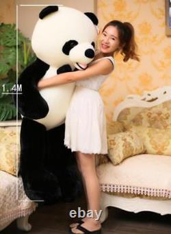 55''/140cm Giant Huge Big Panda Teddy Bear Plush Soft Toys Panda Doll Xmas Gifts