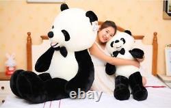 55''/140cm Giant Huge Big Panda Teddy Bear Plush Soft Toys Panda Doll Xmas Gifts