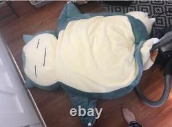 59 Plush Anime Stuffed Animal Dolls Plush Toy Snorlax Pillow Bed Only Zipper