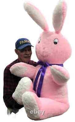 5ft Giant Stuffed Bunny in Big Box Fully Stuffed & Ready to Hug MAde in USA
