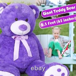 63 Giant Plush Teddy Bear Big Huge Stuffed Animals Toy Christmas Holiday Gifts