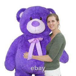63'' Giant Teddy Bear Plush Toy Stuffed Animals Gift for Girlfriend Kid Children