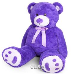 63'' Giant Teddy Bear Plush Toy Stuffed Animals Gift for Girlfriend Kid Children