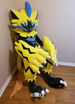 70 Life Size Zeraora Plush Giant Stuffed Animal Huge Pokemon Large Teddy Toy