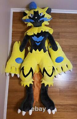 70 Life Size Zeraora Plush Giant Stuffed Animal Huge Pokemon Large Teddy Toy