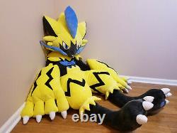 70 Life Size Zeraora Plush Giant Stuffed Animal Huge Pokemon Large Teddy Toy