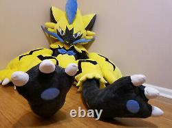 70 Life Size Zeraora Plush Giant Stuffed Animal Huge Pokemon Large Teddy Toy