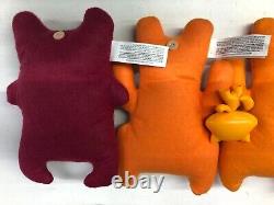 8 Fuggler Plush Toy Teeth Monster Doll Stuffed Animal Plush Orange Red Yellow