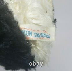 8 Vintage 1950's Rushton Stinky Skunk Rubber Face Stuffed Animal Plush Toy