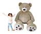 8ft Oversize Giant Teddy Bear Jumbo Plush Gigantic Stuffed Animal Gift New