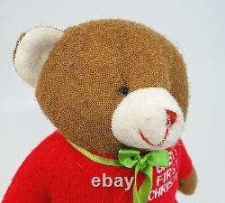 9 Aurora 1999 Just Friends Baby's 1st Christmas Teddy Bear Stuffed Animal Plush