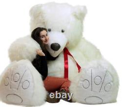 9 Foot Giant White Teddy Bear Soft Plush Huge Stuffed Animal Gigantic Made USA