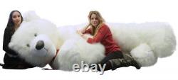 9 Foot Giant White Teddy Bear Soft Plush Huge Stuffed Animal Gigantic Made USA