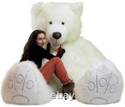 9 Foot Giant White Teddy Bear Soft Plush Huge Stuffed Animal Gigantic Made USA