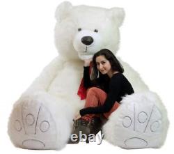 9 Foot Giant White Teddy Bear Soft Plush Huge Stuffed Animal Gigantic Made USA