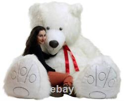 9 Foot Giant White Teddy Bear Soft Plush Huge Stuffed Animal Gigantic Made USA