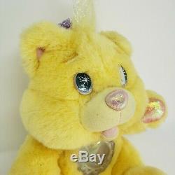 9 Vintage 1995 Fantasy Ltd Yellow Twinkle Bears Teddy Stuffed Animal Plush Toy