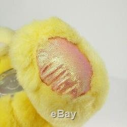 9 Vintage 1995 Fantasy Ltd Yellow Twinkle Bears Teddy Stuffed Animal Plush Toy