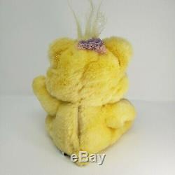 9 Vintage 1995 Fantasy Ltd Yellow Twinkle Bears Teddy Stuffed Animal Plush Toy