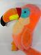 Acme Toucan Plush 1983 Jumbo Orange Stuffed Animal Rainforest Tropical Bird 2 Ft