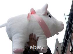 American Made Big Stuffed White Pig 27 inches Soft Stuffed Animal Made in USA