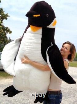 American Made Giant 5 Foot Stuffed Penguin Huge Soft Oversized Plush Animal