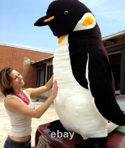 American Made Giant 5 Foot Stuffed Penguin Huge Soft Oversized Plush Animal