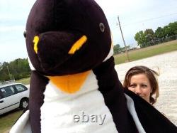 American Made Giant 5 Foot Stuffed Penguin Huge Soft Oversized Plush Animal