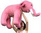 American Made Giant Stuffed Pink Elephant 3 Feet Long Soft Large Stuffed Animal