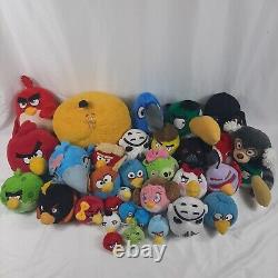 Angry Birds Plush Lot (32!) Used Varied Sizes + Star Wars