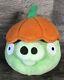 Angry Birds Pumpkin Halloween Pig Green Plush 5 Rare Stuffed Animal