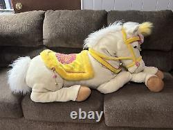 Animal Alley Rare Plush Pony Horse XL JUMBO 60 5 Feet Toysrus Realistic Stuffed