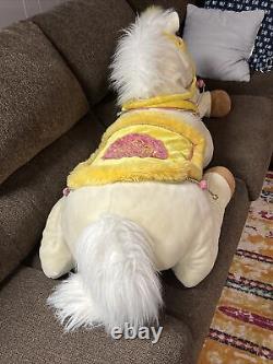 Animal Alley Rare Plush Pony Horse XL JUMBO 60 5 Feet Toysrus Realistic Stuffed