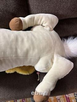 Animal Alley Rare Plush Pony Horse XL JUMBO 60 5 Feet Toysrus Realistic Stuffed